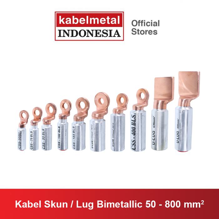 Kabel Skun Bimetal AL-CU 50 70 95 120 150 185 240 300 400 630 800 mm